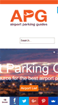 Mobile Screenshot of airportparkingguides.com
